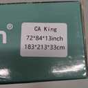 Grounding Sheet, Genuine 95% Organic Viscose Derived from Bamboo + 5% Pure Silver Fiber, Pain Relief - Grounded Fitted Sheet Kit Earth Connected Bedding for Sleep (Caking, Gray), King