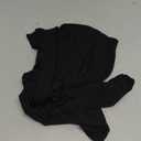 MSBASIC Womens Long Sleeve Turtleneck Crop Top Basic Slim Fit T-Shirt (Small, Black)