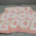 You Look Good Bathroom Rugs, Funny Bath Mat with Cute Words, Cool Welcome Door Mat, Non Slip Microfiber Washable Absorbent Shower Mat, Indoor Rugs for Bathroom Bedroom Kitchen Living Room Decor
