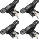 EATAKWARD 4Pcs FL3Z-99000A64-B Boxlink Bed Tie Down Anchors Cleats, Bed Cleats Box Link Kit, Replacement for Ford F Series 150 F Series 250 F Series 350 2015-2026