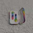 True Wireless Earbuds, Earphones with Mic and Touch Controls, Rechargeable Bluetooth Earbuds, Compatible with Phones, 22-Hour Battery Life, Charging Case Included, Rainbow Pride