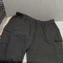 3 Pack Big and Tall Men's Cargo Sweatpants Open Bottom Drawstring Elastic Waist Pants with Pockets Casual Hiking (XX-Large, Khaki, Mixed Gray, Black)