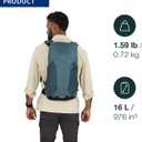 Osprey Hikelite LT 16L Hiking Backpack - Lightweight Travel Daypack with Rain Cover for Men and Women, Botswana Purple