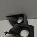 Pair Front Bumper Fog Light Bezel Cover Left Driver Side&Right Passenger Side Lamp Panel Trim with Fog Light Hole
