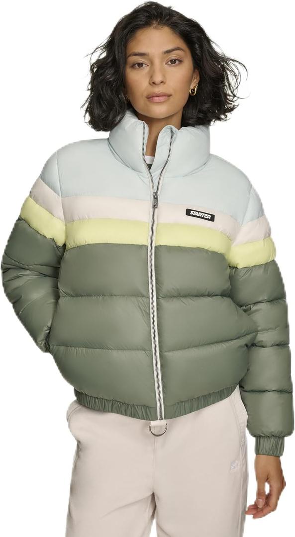 STARTER womens Colorblock Outerwear Jacket (XL)