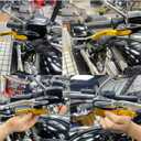 3 Finger 5.9" CNC Shorty Hand Control Lever Kit Brake Clutch Levers Fit for Harley Sportster 1996-2003, Dyna 1996-2017, Softail 1996-2014, Touring 1996-2007(Gold)