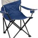Coleman Big-N-Tall Camping Chair with Cup Holder & Side Pocket, Water-Resistant XL Outdoor Seat Supports up to 600 lbs, Great for Camping, Tailgating, Firepits, Patio, & More, One Size