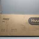 Huuger Computer Desk with 6 Drawers, Office Desk with Shelves, Reversible Gaming Desk, Corner Desk with Storage, Work for Home Office, Study, Living Room, 47inch, Rustic Brown