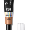 e.l.f. Camo CC Cream, SPF 30 Color Correcting Medium To Full Coverage Face Foundation, Delivers An Airbrushed Finish, Vegan & Cruelty Free, Fair 120 N