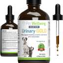 Pet Wellbeing Urinary Gold for Dogs - Supports Urinary Tract Health, Normal Frequency, Healthy Immune Response, Stoneroot, Hydrangea - Vet-Formulated Herbal Supplement 4 fl oz (118 ml)