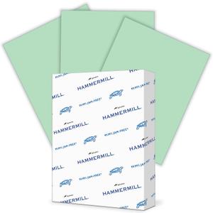 Hammermill Colored Paper, 20 lb Green Printer Paper, 8.5 x 11-1 Ream (500 Sheets) - Made in the USA, Pastel Paper, 103366R