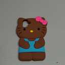 Cute 3D Kitty Kawaii Soft Silicone Case for iPhone 16 Plus 6.7", Fashion Cute 3D Kitty Kawaii Soft Silicone Animal tective Gel Shockof Gel Back Cover for Kids Women Girls Boys(Brown)