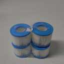 Type VI Cartridge Hot Tub Spa Filter Replacement Compatible with Lay-Z-Spa Coleman SaluSpa 90352E 58323 90427, Inflatable Hot Tub,Swimming Pool Pump Filter, 4 Pack (4PCS-Excellent value)