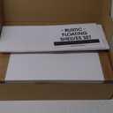 Shario Nursery Book Shelves, 4-Pack White Floating Shelves for Wall Kids, Scalloped Shelves, Wall Book Shelves for Bedroom Kids, Toddler Room, Baby Room, Nursery Decor (16.5 Inches)