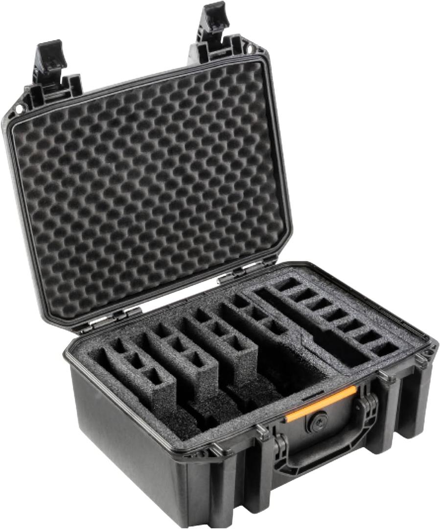 Pelican Vault Multi-Pistol Custom Cut Foam Case (From the Custom Case Center) (Black)