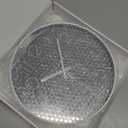 jomparis Wall Clock 12 Inch Non-Ticking Silent Battery Operated Round Wall Clock Modern Elegant Simple Style Clock for Home Office Kitchen Bedroom Living Room (Gray)