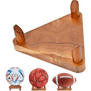 Ball Racks, Soccer Racks, Basketball , Volleyball Souvenir Display , made of walnut wood
