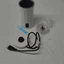 Electric Milk Frother, 4-in-1 Milk Steamer and Frother, 8.1oz/240ml Automatic Warm and Cold Foam Maker, Milk Warmer and Coffee Frother for Latte, Cappuccino, Macchiato(Cloud White)