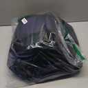 85L 29 Foldable Rolling Backpack with Wheels, Soft-side Travel Duffle Bag with Separate Shoe Compartment, Full Quilted Bottom,Navy Blue