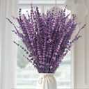 Dried Purple Lavender Flowers Bundle-Dried Preserved Lavender Bouquet 15-17" for Shower Weeding Home Vase Decor, Crafts, Aromatherapy, Fragrance, Fresh Silk Dry Live Plants, 50g(1.76oz)