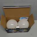 ILC G120 LED Large Globe Light Bulbs 15W, Compatible with Alexa Required Echo Device,  4.72 inch, Color Changing, 150W Equivatlent, Color Temprature 4000k, CRI>95+, E26 Base (2 Pack) (Natural White 4000k + Rgb)