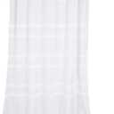 Farmlyn Creek Farmhouse Shower Curtain Set with 12 Hooks, Rustic Bathroom Decor (72 x 72 in)