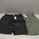 COOFANDY Men's Summer Beach Shorts Lightweight Elastic Waist Drawstring Casual Shorts with Pocket Size Medium