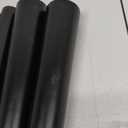 FoDau770 Black Rubber Wood Furniture Legs 14 Inches, Straight Tapered Wood Feet Mid Century Sofa Legs Set of 4, 5/16" UNC Furniture Feet for Cabinet Couch Dresser Chair Ottoman Table
