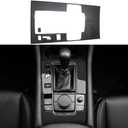 AOKIO Compatible with 2020 2021 2022 2023 2024 2025 Mazda 3 Accessories Center Console Gear Shift Panel Cover Trim (Carbon Style, Not for CX5/CX30/CX50)