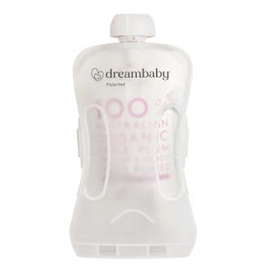 Dreambaby Pouch Pal Self-Feeding Baby Food Pouch Holder - No Squeeze, No Spill, No Mess Reusable Container for Baby Led Weaning