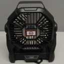 30000mAh Rechargeable Camping Fan with LED Lantern,Portable Battery Powered Outdoor Fan for Bedroom,Camping,Travel,Hiking,Beach,Office,Trave Accessories(Black)