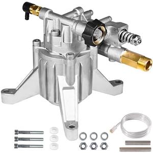 YAMATIC 7/8" Shaft Vertical Pressure Washer Pump Rear Inlet/Outlet 3000 PSI @ 2.5 GPM Replacement Pump for Power Washers, Compatible with 308653045, 308653052, 308653078, GCV190 and more
