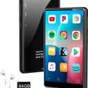 MP3 Player with Bluetooth and WiFi, 4" Touch Screen Music Player with Spotify, Play Store, Pandora, Audible, Amazon Music, Android MP4 MP3 Player (Dark Grey)