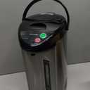 NutriChef 5.2 Qt Electric Water Kettle, Portable, Quick Heating, 5 Liter Digital Kettle with 5 Temperature Settings, Safety Lock, Stainless Steel, 3 Dispensing Options, 8.46" x 11.2" x 16.5"