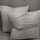 EIUE Throw Pillow Inserts, Machine Washable Pillows,Premium Polyester Fiber Fill for Sofa Bed & Decorative Cushions (White, 18x18inch)