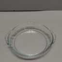 7" Glass Pie Pan for Baking with Handles Easy Grab 2PCS Round Pie Baking Dishes for Apple Pie Pumpkin Pie Salads Desserts Serving Plates