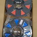 Creality 3D Printer Filament 1.75mm 4KG, PLA Filament Bulk +/ - 0.02mm, 4 Pack 1kg Spool(2.2lbs) 3D Printing Filament Fits for Most FDM 3D Printers, Black White Blue Red