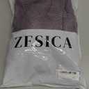 ZESICA Women's Fall Oversized Sweaters 2025 Casual Long Sleeve V Neck Cable Knit Trendy Pullover Tops, M