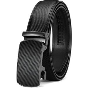 CHAOREN Mens Belt Leather Ratchet Belt - Customizable Fit, Effortless Style (35mm)