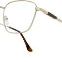 Classic Square Reading Glasses for Men Women Light Blocking Computer Readers Spring Hinge Metal Frame Acetate Legs