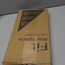 Bumusty 3Tier Expandable Shoe Rack for Closet, 18“33” Adjustable Shoe Rack for Small Space, Small Shoe Organizer for Front Door, Sturdy Metal, Black