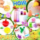 100 Pack Prefilled Easter Eggs with Toys Inside,Plastic Eggs Fillers, Easter Basket Stuffers, Party Favors Supplies, Classroom Prizes Bulk Toys, Easter Hunt Gifts