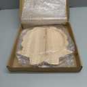 Bokon 12" Wreath Christmas Charcuterie Board Wooden Cutting Board Xmas Serving Platter Tray Cookie Plate for Cheese Bread Dessert Fruit, Gift for Christmas Party Holiday Decoration(Rubber Wood)