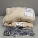 Westinghouse Electric Blanket Queen, Heated Blanket Queen Size with 10 Heating Levels and 1 to 12 Hours Heating Time Settings, Flannel to Sherpa Reversible, Machine Washable (84" x 90", Beige)