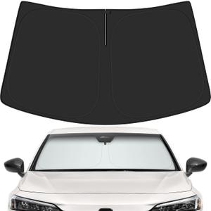 Car Windshield Sun Shade for Honda 2022-2025 2026 Civic Accessories (OEM Design) Reflective Foldable Heat Insulation Sunshade for Ultimate Protection