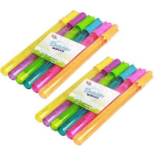 Novelinks 4oz Big Bubble Wands 12 Pack - 14 Blow Bubbles Solution Bubble Blowing Summer Toy for Party Favor Outdoor Activity Novelinks 4oz Big Bubble Wands 12 Pack - 14 Blow Bubbles Solution Bubble Blowing Summer Toy for Party Favor Outdoor Activity