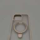 TORRAS Desert Titanium for iPhone 16 Pro Max Case, [Military Grade Drop Tested][Fit for MagSafe] [Built-in Stand] Translucent Slim Soft Edge Case for iPhone 16 Pro Max 6.9" 2024, Rose Gold