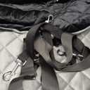 Dog Car Seat for Small Dogs & Medium Under 30 lbs, Bonus Safety M Harness, Dog Booster Car Seat with Thick Cushions, 3Storage Pockets with Zipper, 2 Safety Belts (Black)