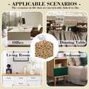 Halloween Bats Leather Tissue Box Cover, Tissue Box Cover Square, Decorative Facial Paper Organizer for Bathroom, Vanity, Home Office Car Decorations - A04