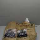 COWVIE Gazebo Replacement Netting Screen, 10' x 10' Universal Gazebo 4-Panel Mosquito Sidewalls with Double Zippers for Outdoor Patio (Only Netting) (Khaki)